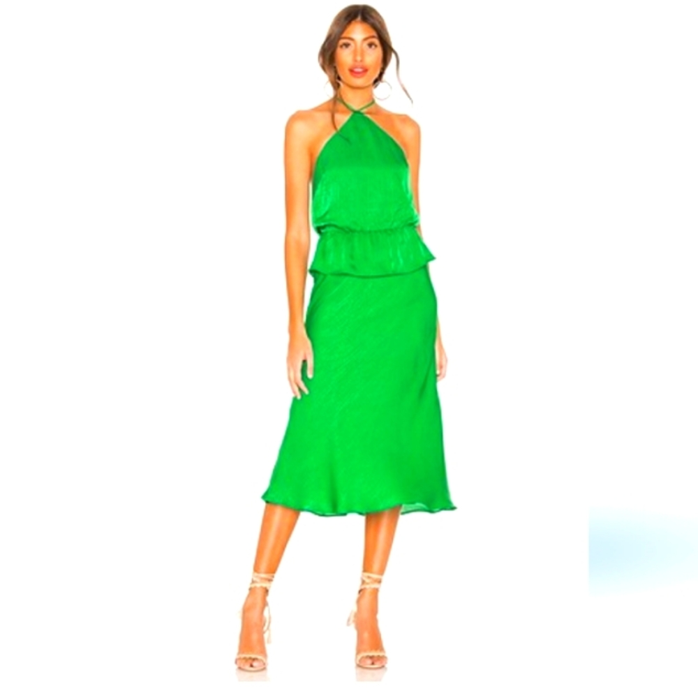 House Of‎ Harlow X Revolve Green Katrien Dress XS